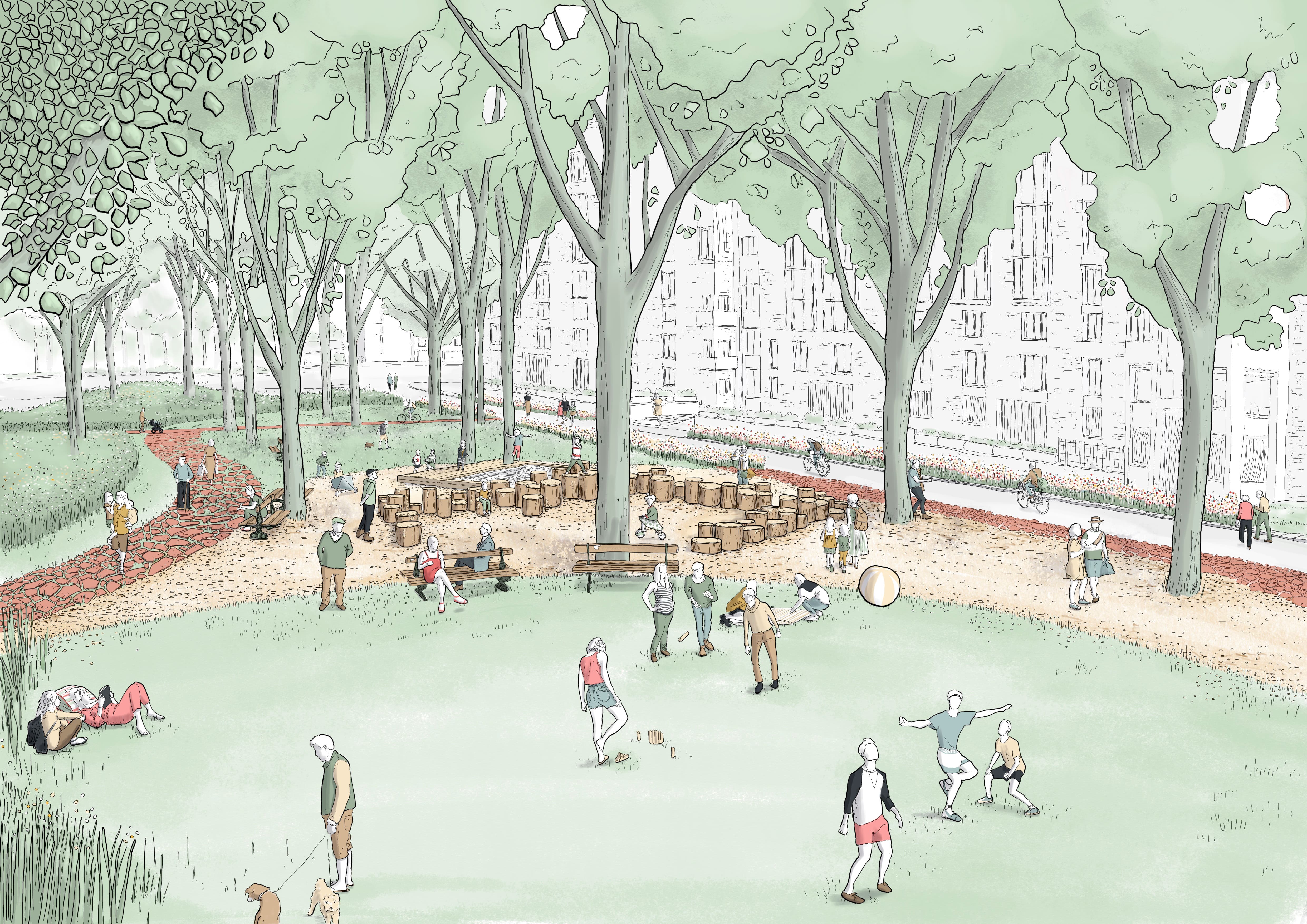 Les aménagements urbains transitoires de Roubaix